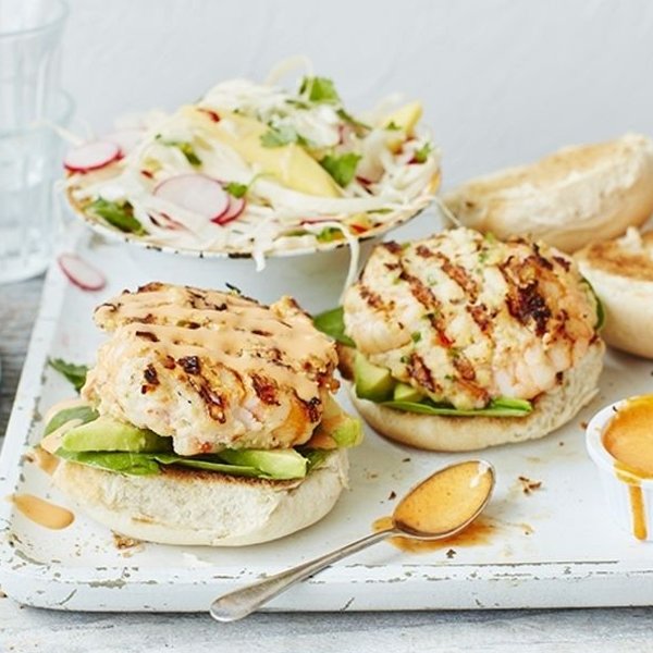 prawn-and-salmon-burgers-with-spicy-mayo